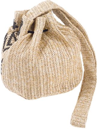 Słomiany worek beżowo-czarny Cavaldi BAG-LB-06 KHAKI - zdjęcie 3