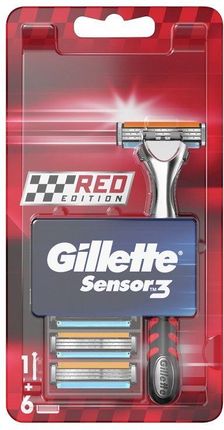 Gillette Sensor 3 Red Maszynka Do Golenia Dla Mężczyzn