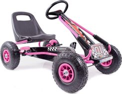 Zdjęcie Super-Toys Wielki Gokart A-15- Pompowane Koła /A-15 Różowy - Maków Podhalański