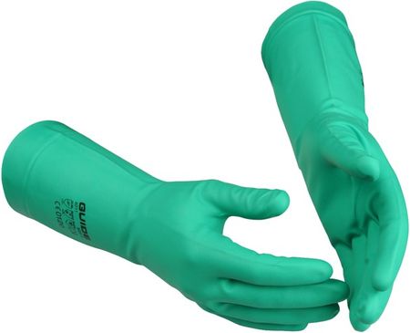 GUIDE Rękawice z Nitrilu zapewniajace ochrone chemiczna 4011 rozmiar-9 223536194