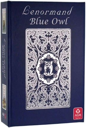 Karty Lenormand Blue Owl- wydanie Premium Silver