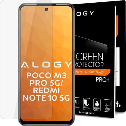 Alogy Szkło hartowane 9H Alogy na ekran do Xiaomi Poco M3 Pro 5G/ Redmi Note 10 5G
