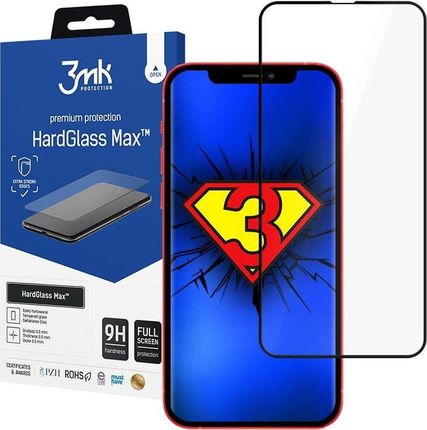 3MK Szkło hartowane na ekran 3mk HardGlass Max Finger Print do iPhone 13 Black