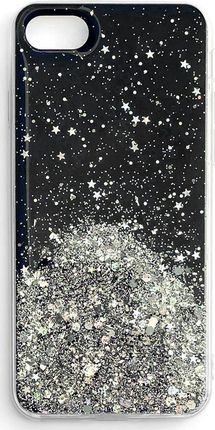 Wozinsky Star Glitter błyszczące etui pokrowiec z brokatem Xiaomi Redmi K40 Pro+ / K40 Pro / K40 / Poco F3 czarny
