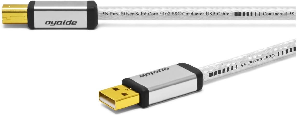 Oyaide Continental 5S V2 USB - Interkonekt cyfrowy USB - 0.6