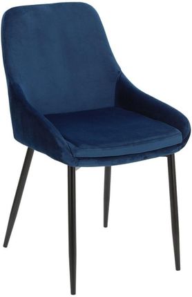 Shumee Krzesło Floyd Velvet Niebieskie