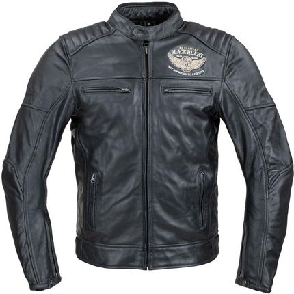 W-Tec Męska Skórzana Kurtka Black Heart Wings Leather Jacket