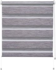 Zdjęcie Gardinia Mini Roleta Zebra Silvalin Dzień/Noc Szara 105cmx150   - Darłowo