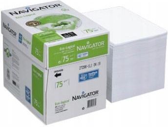 Navigator Papier Ksero A4 Biały 75G/M2 500Ark X 5 Ryz