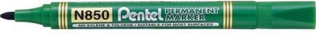 Marker Permanentny N850 Zielony Okrągła Końcówka Pentel