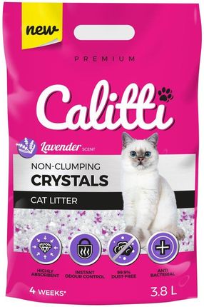 Calitti Crystals Lavender Żwirek Silikonowy Dla Kota 3,8L