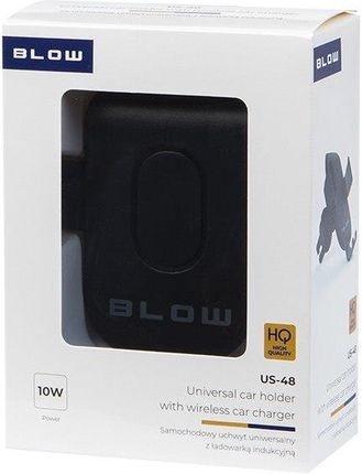 BLOW Uchwyt z ładowarką samochodowa indukcyjna (US-48) Czarny - zdjęcie 3