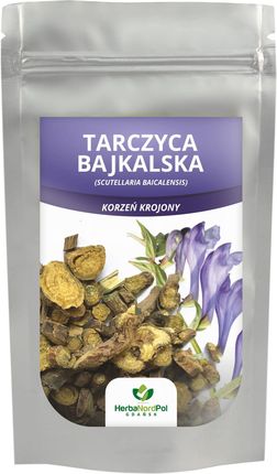 Herbanordpol Tarczyca Bajkalska Korzeń Cięty Bajkalina, Scutellaria Baicalensis 100g