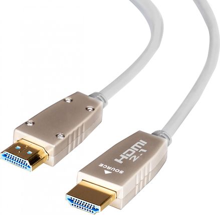 celexon UHD Optical Fibre aktywny kabel HDMI 2.1 8K z Ethernetem - 25m, biały