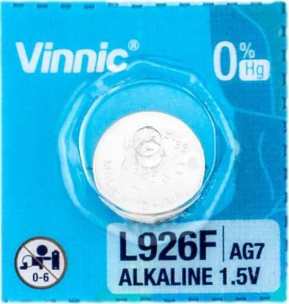 Vinnic Bateria alkaliczna Vinnic LR926/395/AG7