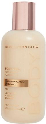 Revolution Beauty Makeup Revolution Revolution Glow Body Veil Foundation Podkład F0.2 120 ml