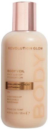 Revolution Beauty Makeup Revolution Revolution Glow Body Veil Foundation Podkład F3 120 ml