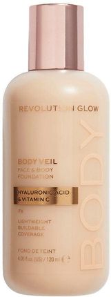 Revolution Beauty Makeup Revolution Revolution Glow Body Veil Foundation Podkład F6 120 ml