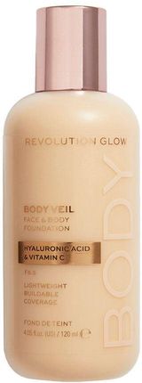 Revolution Beauty Makeup Revolution Revolution Glow Body Veil Foundation Podkład F8.5 120 ml
