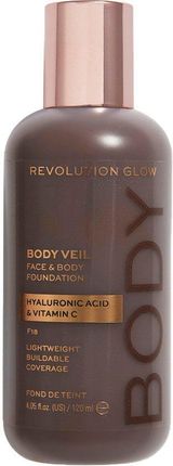 Revolution Beauty Makeup Revolution Revolution Glow Body Veil Foundation Podkład F18 120 ml