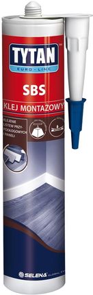 TYTAN EURO-LINE Klej montażowy SBS mocny kauczukowy 280 ml beżowy