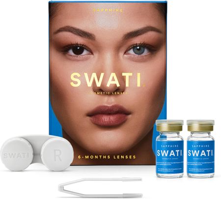 SWATI Coloured Lenses Soczewki kolorowe 6-ścio miesięczne Sapphire