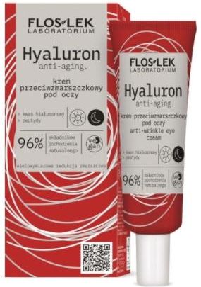 Floslek Flos-Lek Hyaluron Anti-Aging Krem Pod Oczy Przeciwzmarszczkowy 96% 30ml 
