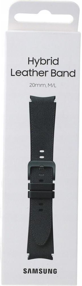 Samsung Hybrid Leather Band 20 mm M/L do Galaxy Watch4 Classic 46mm Czarny (ET-SHR89LBEGEU) - zdjęcie 2 Samsung Hybrid Leather Band 20 mm M/L do Galaxy Watch4 Classic 46mm Czarny (ET-SHR89LBEGEU)