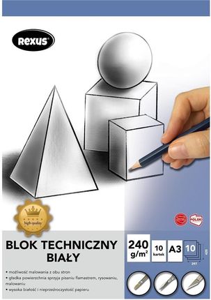 Beniamin Blok Techniczny A4 10K Biały Premium