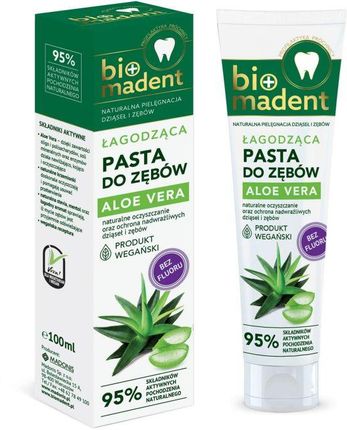 Bio Madent Łagodząca pasta do zębów Aloe vera 100 ml