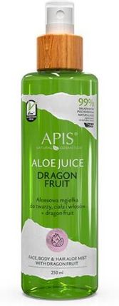 Apis Aloesowa Mgiełka Do Twarzy Ciała I Włosów Dragon Fruit 250 ml