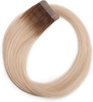 Rapunzel Of Sweden Tape On Extensions Naturalne Proste Włosy Tape In Premium 50Cm R5 1 10 8 Medium Ash Blonde Root