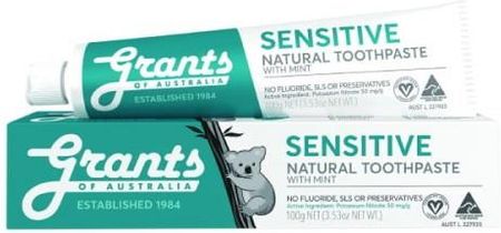 Grants of Australia - Naturalna pasta do zębów wrażliwych bez fluoru 110g