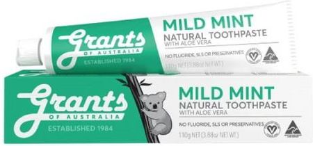 Grants of Australia - Łagodząca, naturalna pasta do zębów bez fluoru 110g