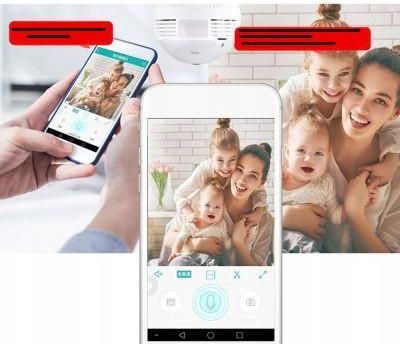 Camera Kamera Ip Żarówka Led 360 Audio Wifi (27993) - zdjęcie 9 Camera Kamera Ip Żarówka Led 360 Audio Wifi (27993)