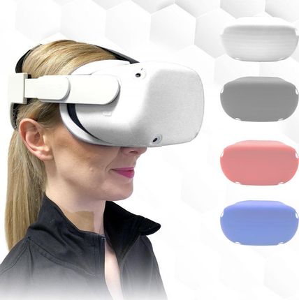 Vortex Virtual Reality Silikonowy Pokrowiec Do Gogli Oculus Quest 2 Szary