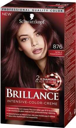 Schwarzkopf Brillance Farba do włosów Brillance Intensive Color Creme 876 Noble Mahogany