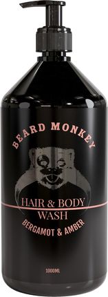 Beard Monkey Szampon do włosów i ciała 1000 ml