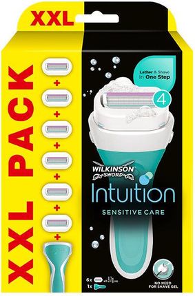 Wilkinson Sword Intuition Sensitive Care Xxl Pack Maszynka Do Golenia + 5 Wkładów