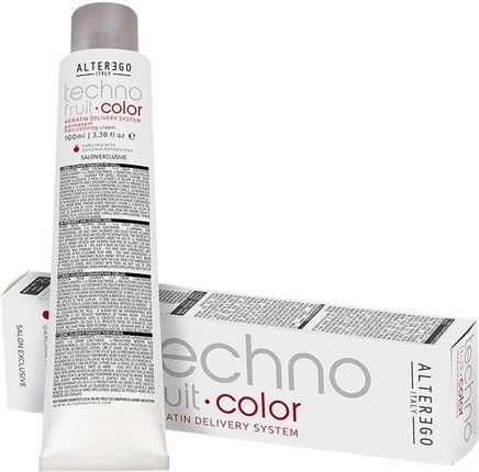 Alter Ego Technofruit Color Krem Koloryzujący 9/11 Very Light Blonde Int. Ash 100 ml