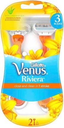 Gillete Venus Riviera Maszynka Jednorazowa Do Golenia Dla Kobiet 2 Sztuki