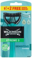 Zdjęcie Wilkinson Sword Xtreme3 Sensitive Jednorazowa Maszynka Do Golenia Dla Mężczyzn 8 Sztuk - Gostynin
