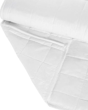 Beliani Kołdra poliestrowa biała lekkie wypełnienie pikowana 155 x 220 cm Annapurna