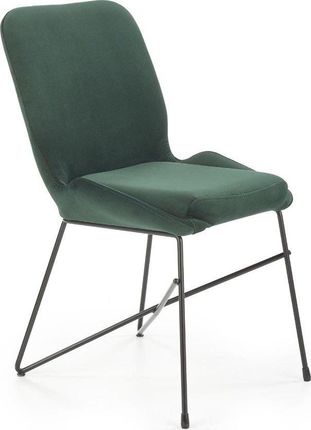 Halmar Krzesło K454 Velvet Ciemnozielone 8540310