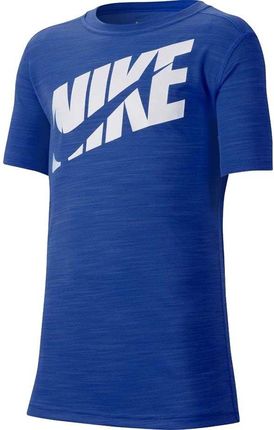 Koszulka dla dzieci Nike Hbr+ Perf Top Ss niebieska CJ7736 480