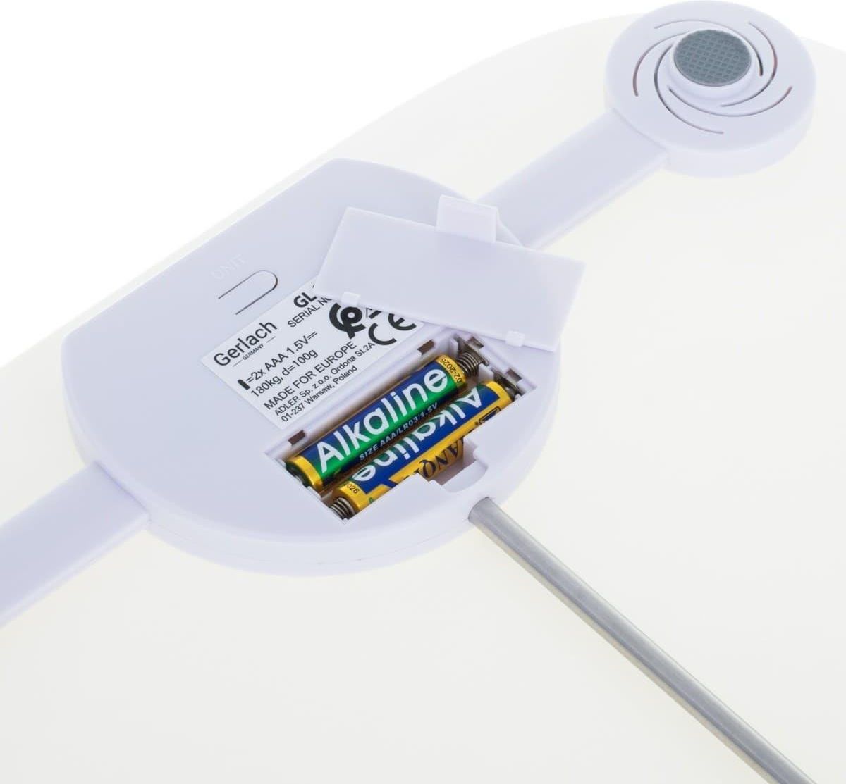 Waga łazienkowa LED Gerlach GL 8166 - zdjęcie 6 Waga łazienkowa LED Gerlach GL 8166