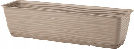 Skrzynka Balkonowa Sahara Z Podstawką 585X170X145mm Taupe Form-Plastic 3190