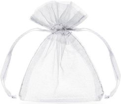 Zdjęcie Party Deco Woreczki Z Organzy Biały 10Cm 10Szt - Limanowa
