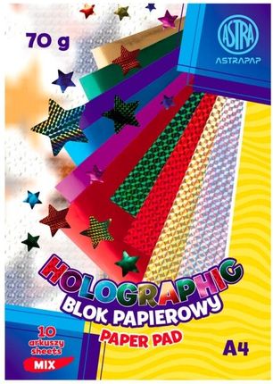 Blok Papierów Holograficznych Astra A4/10K 70G