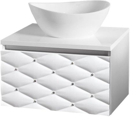 Szafka łazienkowa Sanitti Lira 60 LS-60/33/SVS z kryształkami i blat
